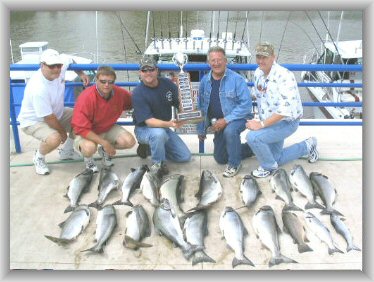 300 Pound Winning Catch Of Salmon